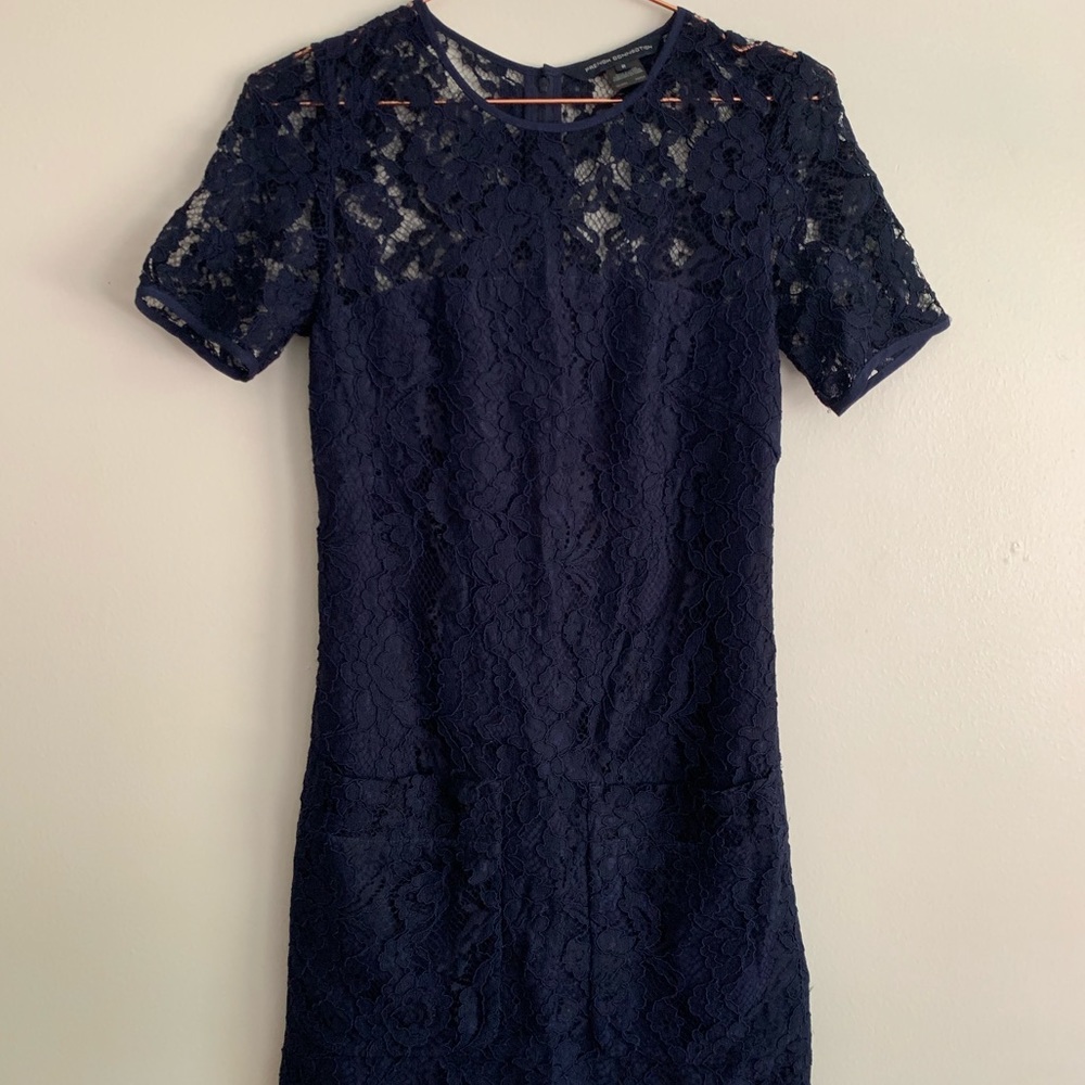 French Connection A-Line Dress W/ Pockets Size 2
